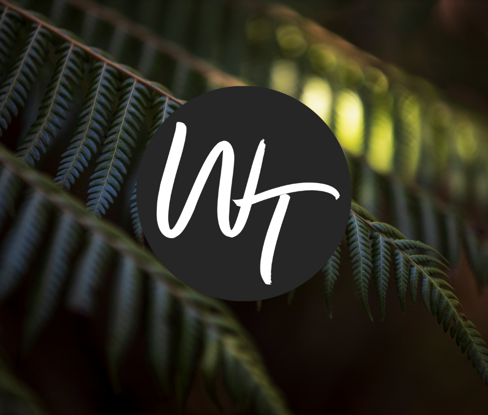 Walk Together Logo with a Fern Backdrop